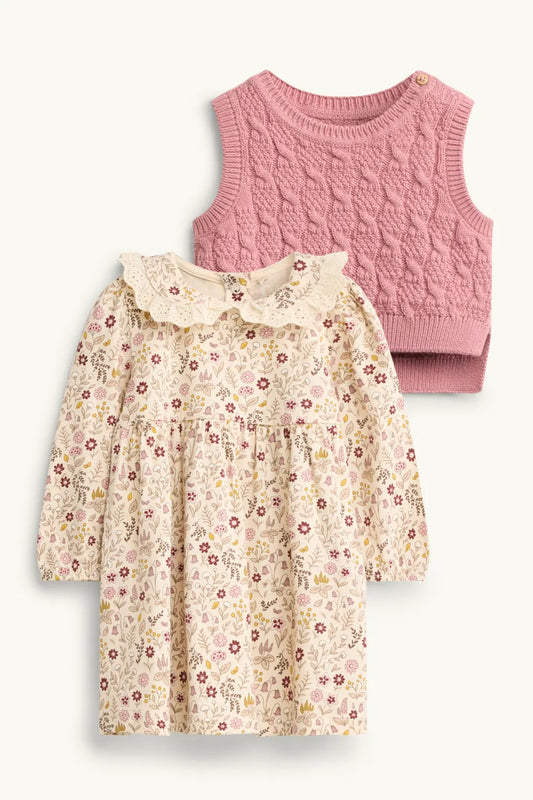 Flowers - 2 pieces dress set