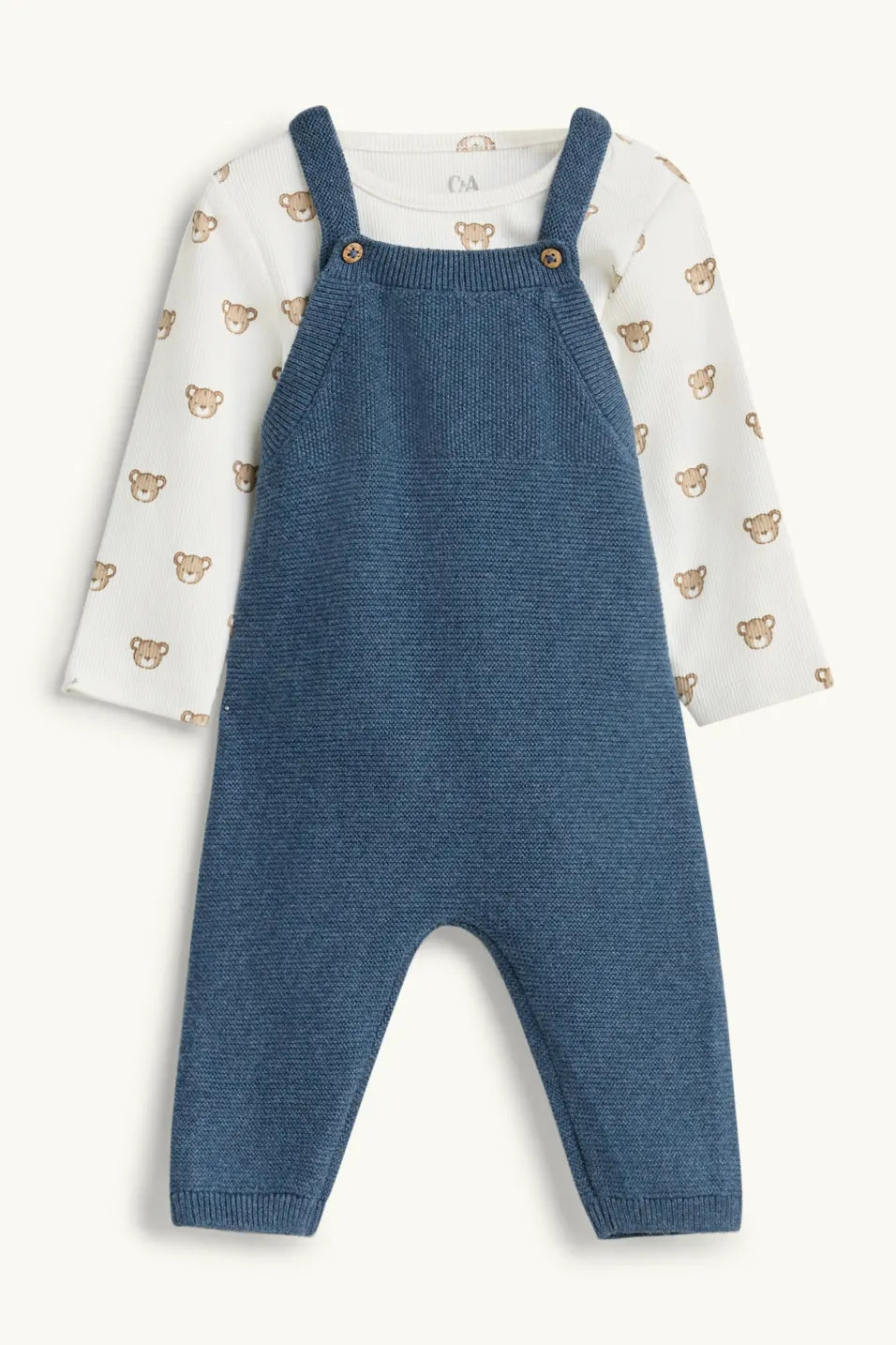 Bear Dungaress set