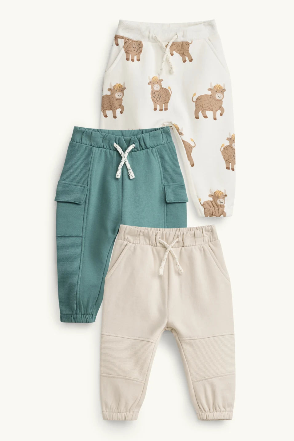 Bull Animals - Pack of 3 Sweatpants