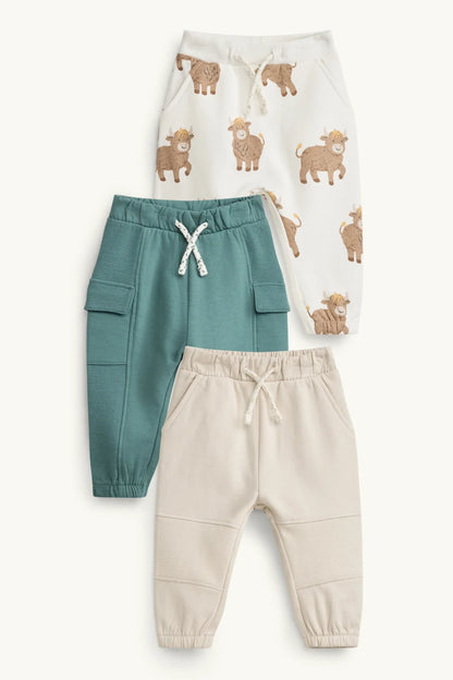 Bull Animals - Pack of 3 Sweatpants