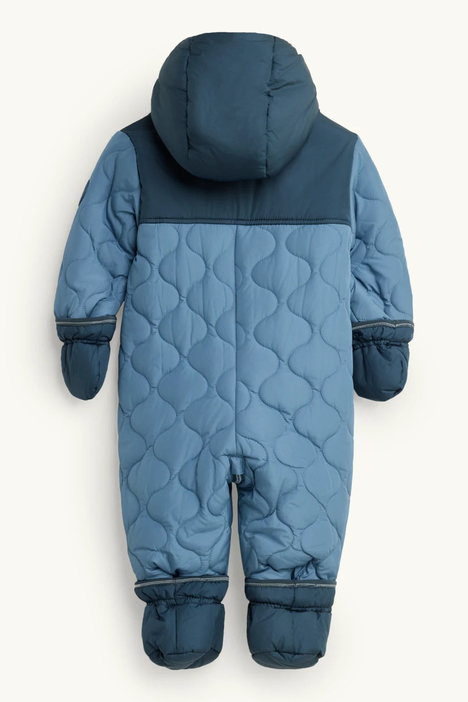 Baby snowsuit with hood
