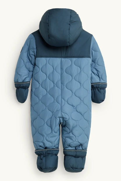 Baby snowsuit with hood