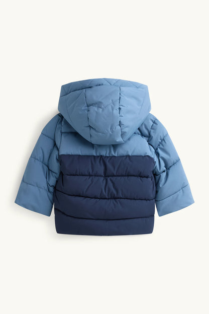 Tiger Quilted Jacket with Hood - Lined