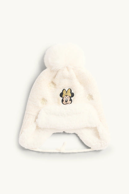 Minnie Mouse - Baby Pompom Hat - Shine Effect