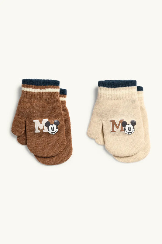 Mickey Mouse - Baby Mitts - 2 pieces