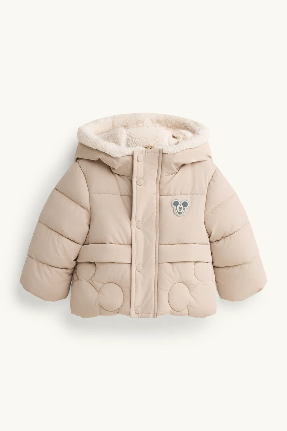Mickey Mouse - Quilted Jacket with Hood - Lined