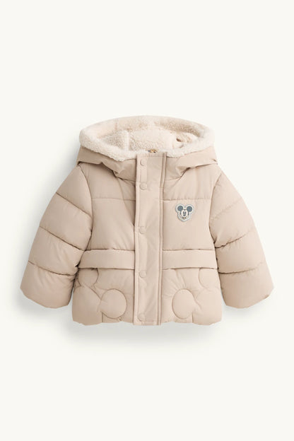 Mickey Mouse - Quilted Jacket with Hood - Lined