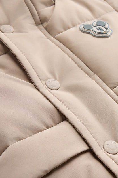 Mickey Mouse - Quilted Jacket with Hood - Lined