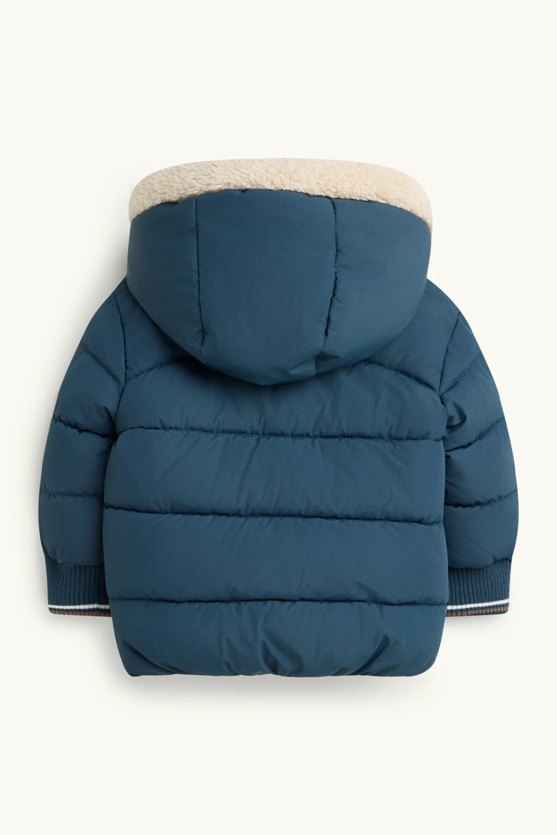 Fox - Baby Quilted Jacket with Hood - Lined