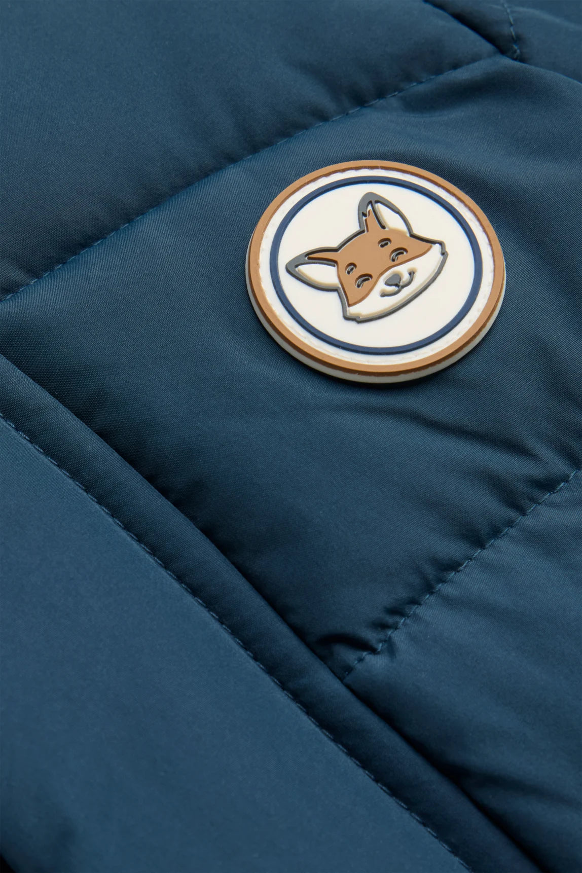 Fox - Baby Quilted Jacket with Hood - Lined