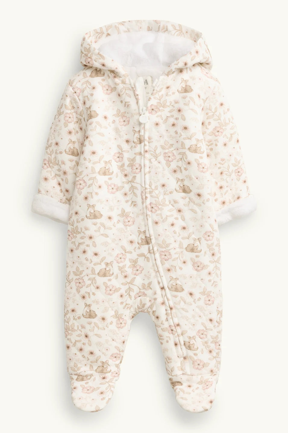 Flower and deer - Baby Overall