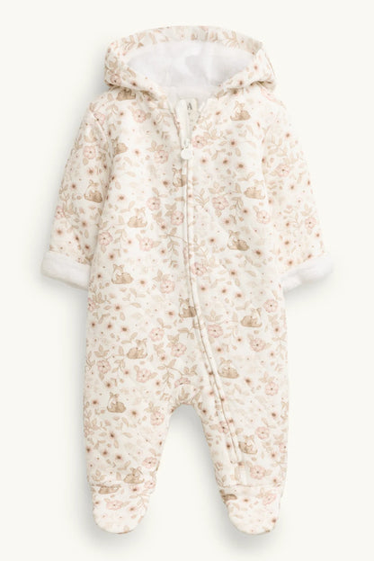 Flower and deer - Baby Overall