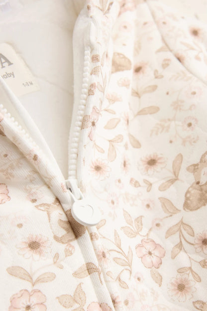 Flower and deer - Baby Overall