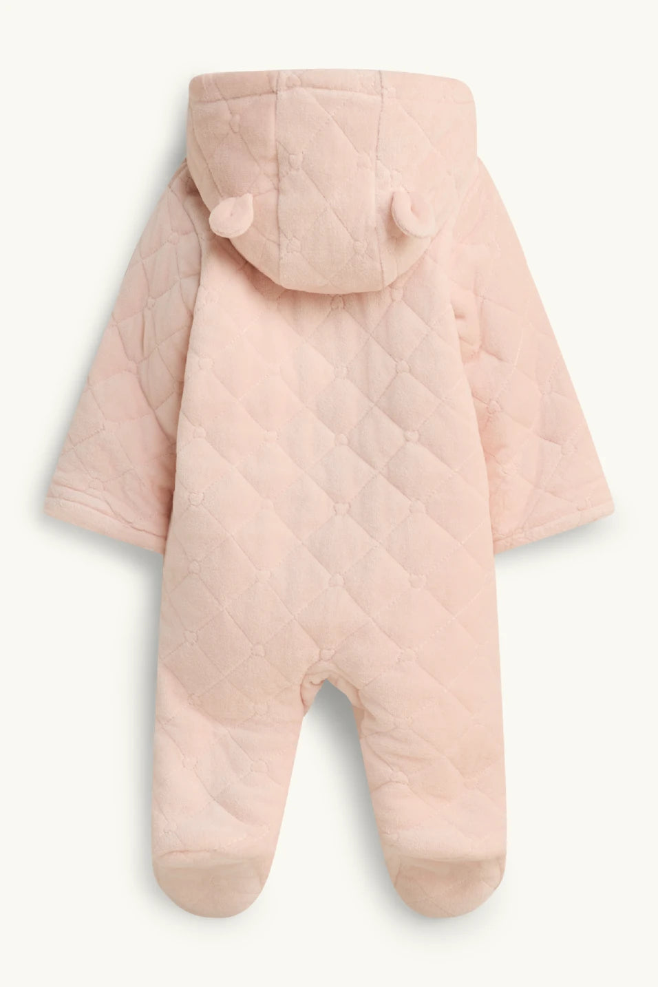 Soft pink - velour overall