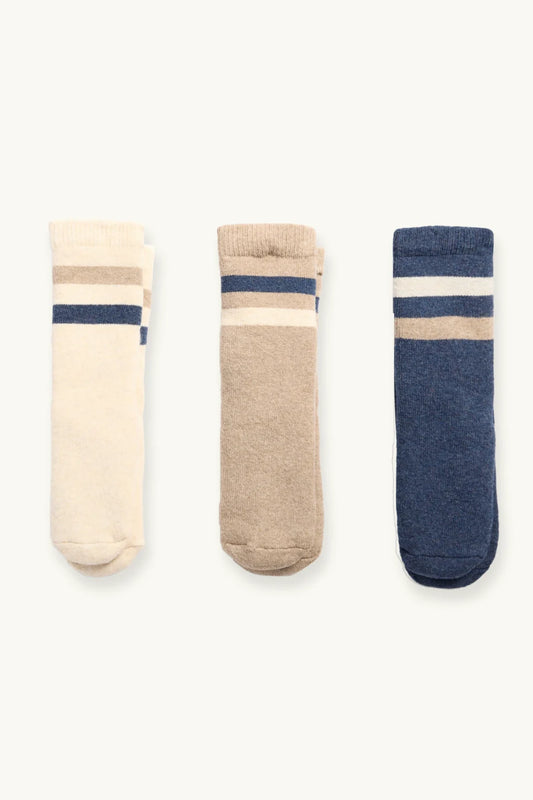 Pack of 3 - Baby - Lined Anti-Slip Socks
