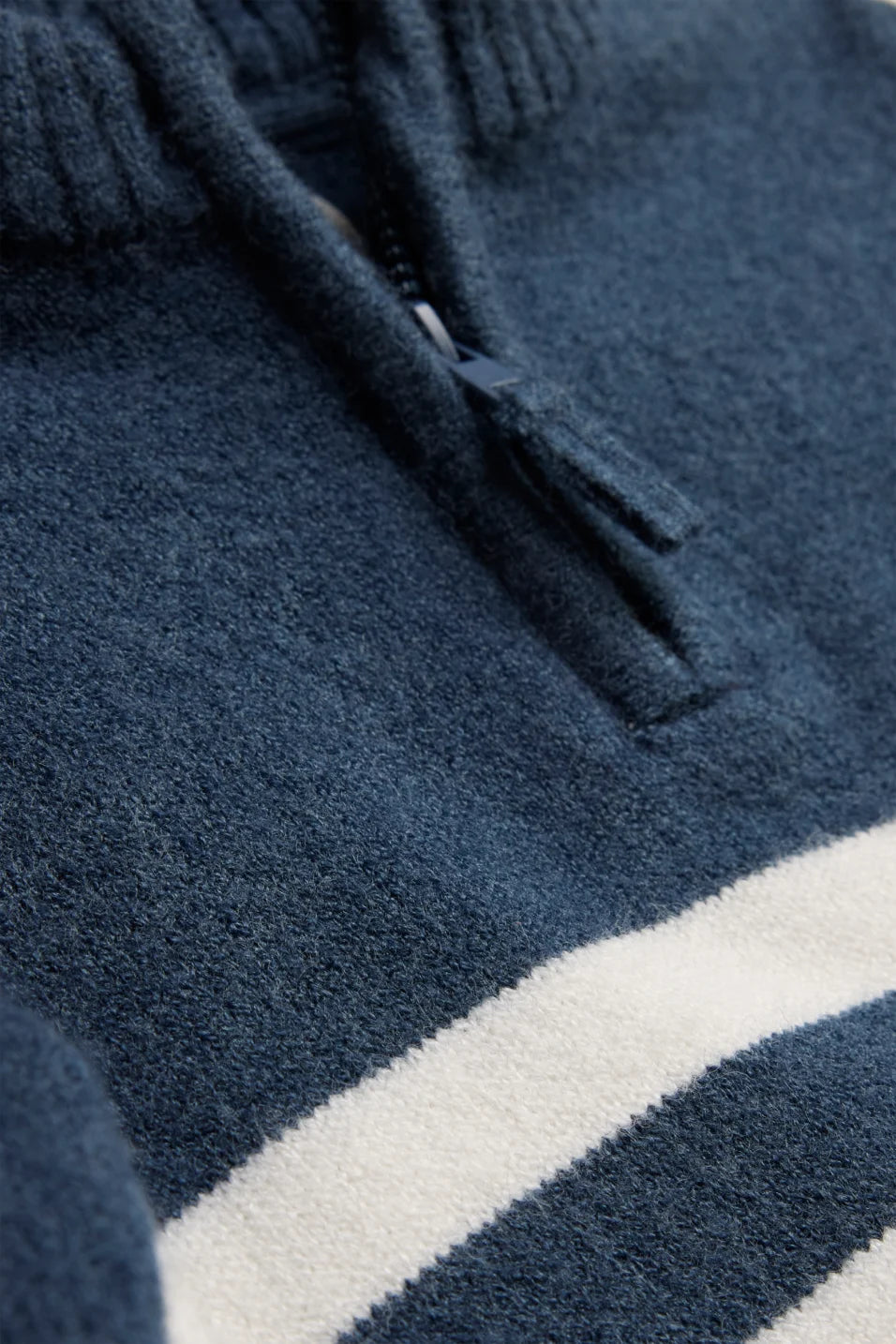 Baby Quarter zip pullover - striped