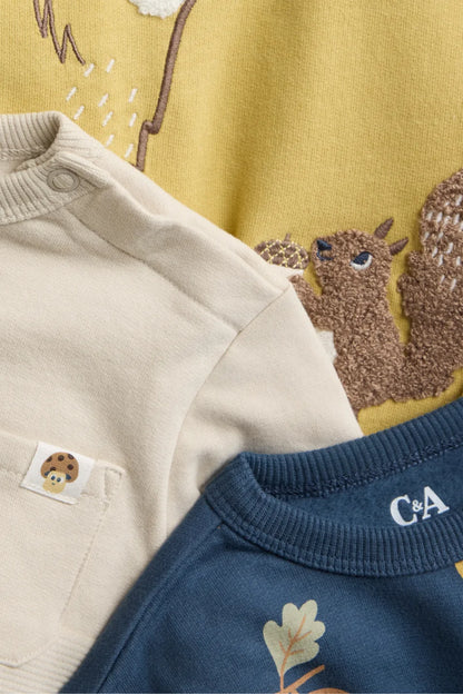 Forest and Animals - Pack of 3 Sweatshirts