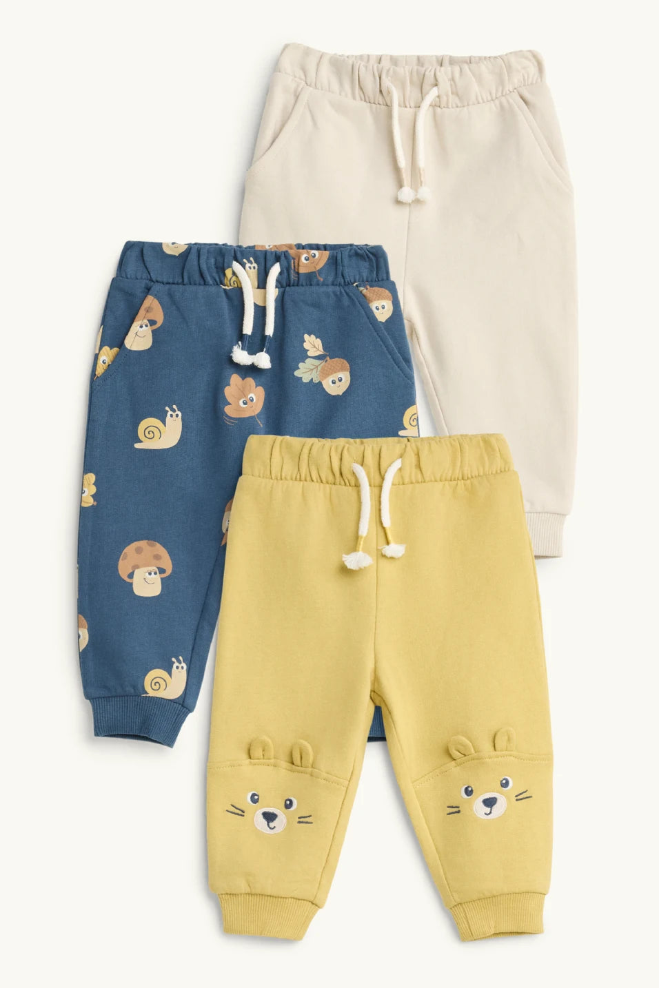 Forest and Animals - Pack of 3 Sweatpants