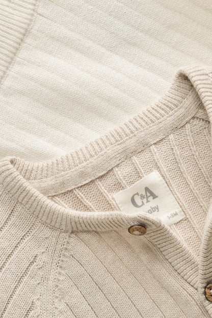 Bear - Baby knit outfit - Ribbed