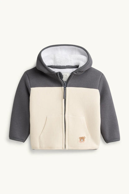 Teddy Bear - Baby Sweat Jacket - Lined