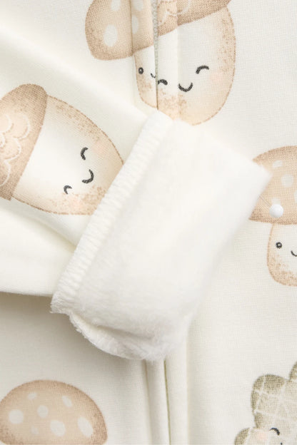 Forest - Baby Sleepsuit - plush lined