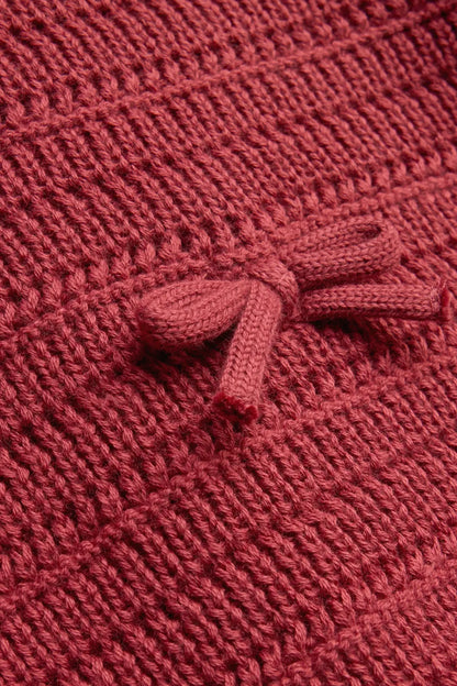 Bow - Baby Girl sweater - Red