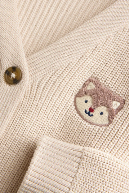 Fox - Baby knit Cardigan