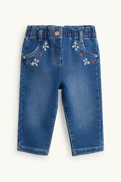 Flowers and Hearts - Thermo Jeans