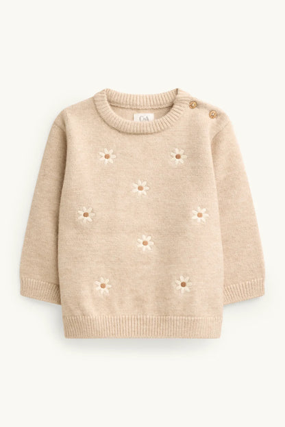 Flower - Baby Pullover