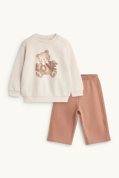 Bear - Baby Girl Outfit