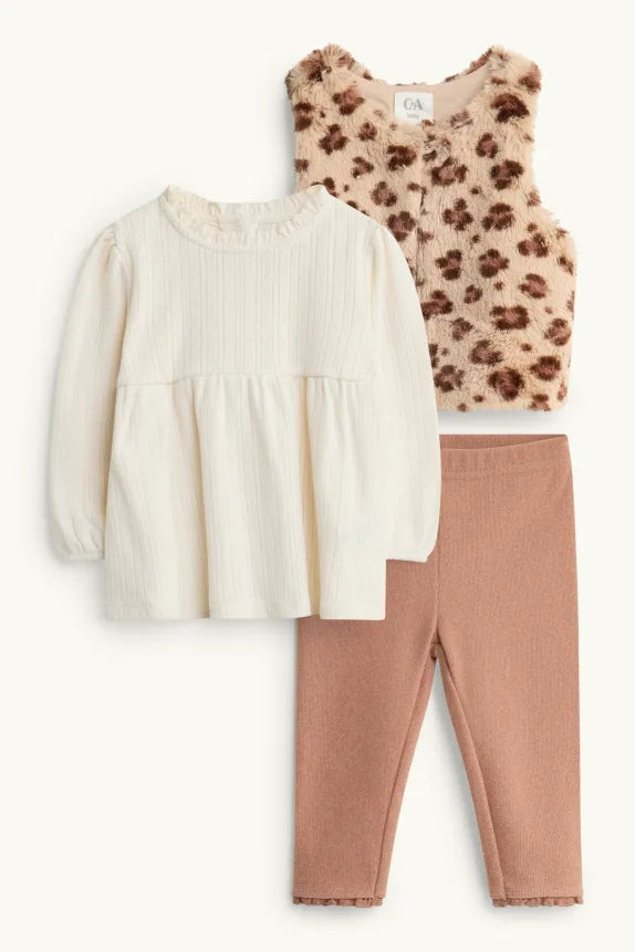 Leopard - Baby Girl - 3 pieces outfit