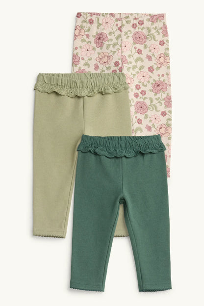 Flory - Pack of 3 Thermal leggings