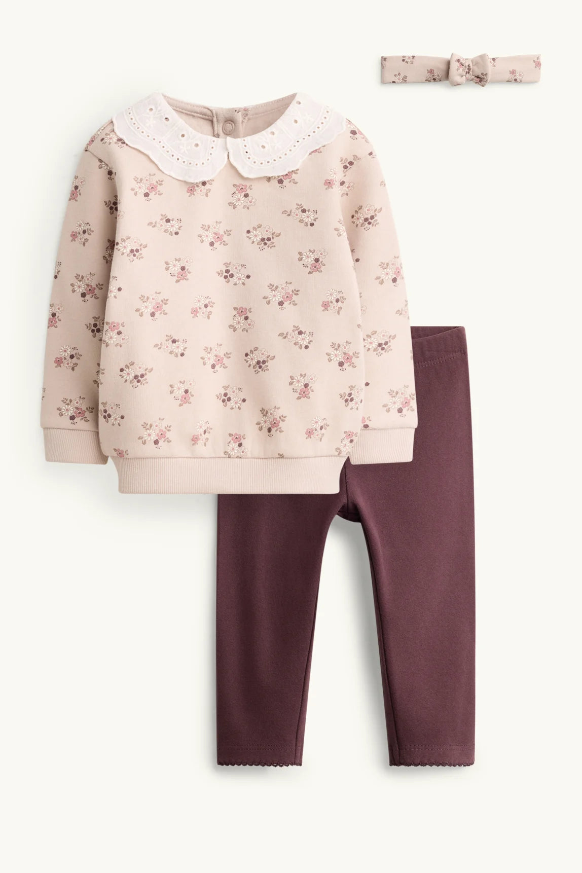 Floral - Baby Girl - 3 pieces outfit
