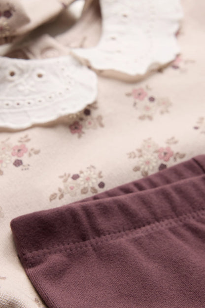 Floral - Baby Girl - 3 pieces outfit