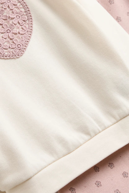 Hearts and flowers - Baby Girl Outfit