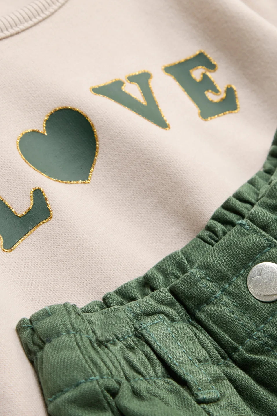 Heart Baby Outfit - 2 pieces