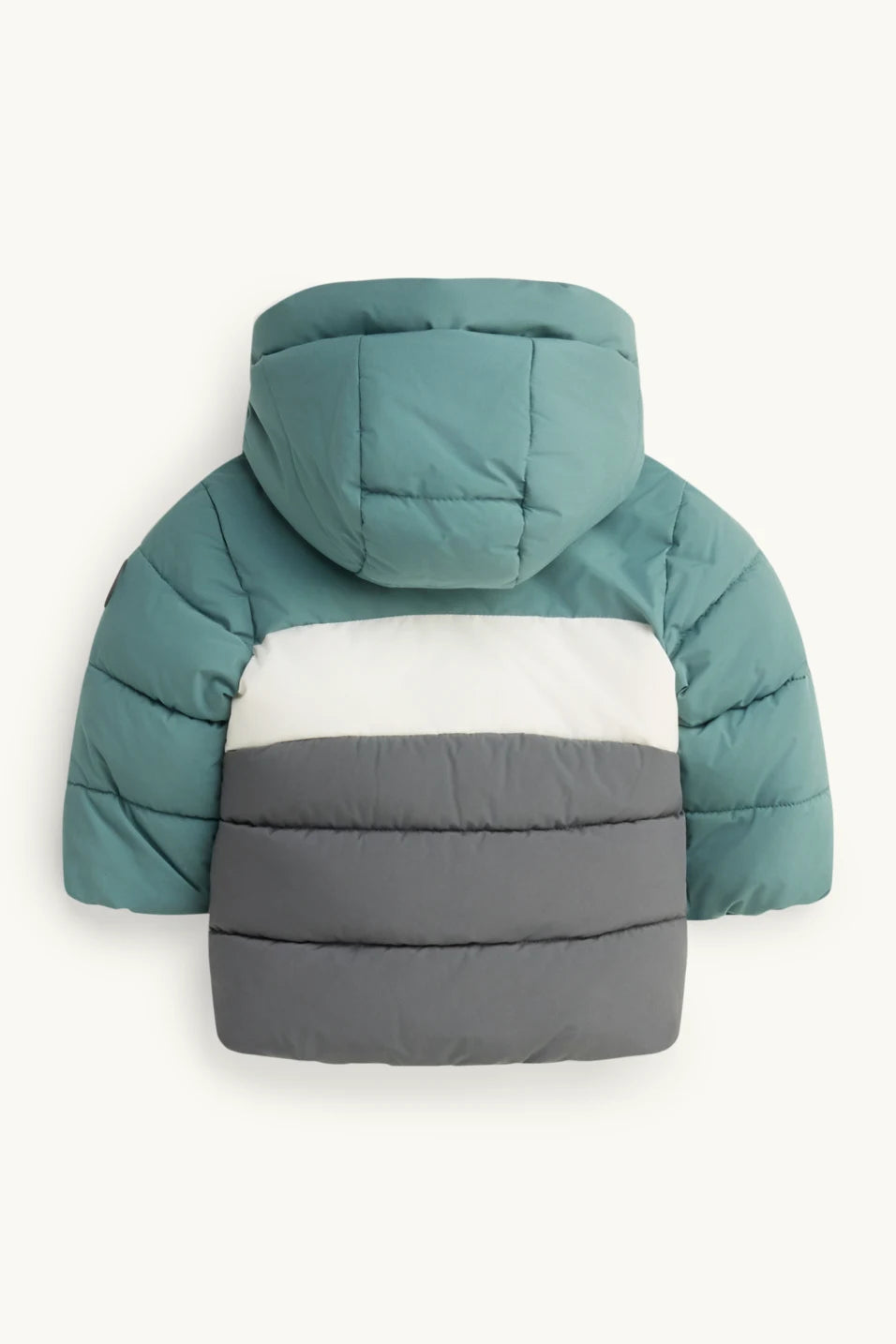 Bear - Baby Quilted Jacket with Hood - Lined