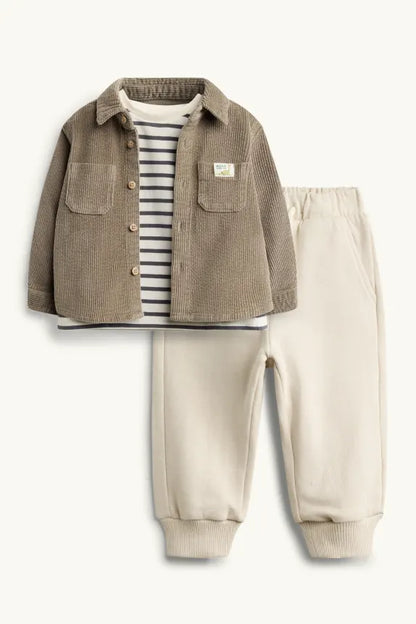 Dino- 3 pieces Baby Outfit