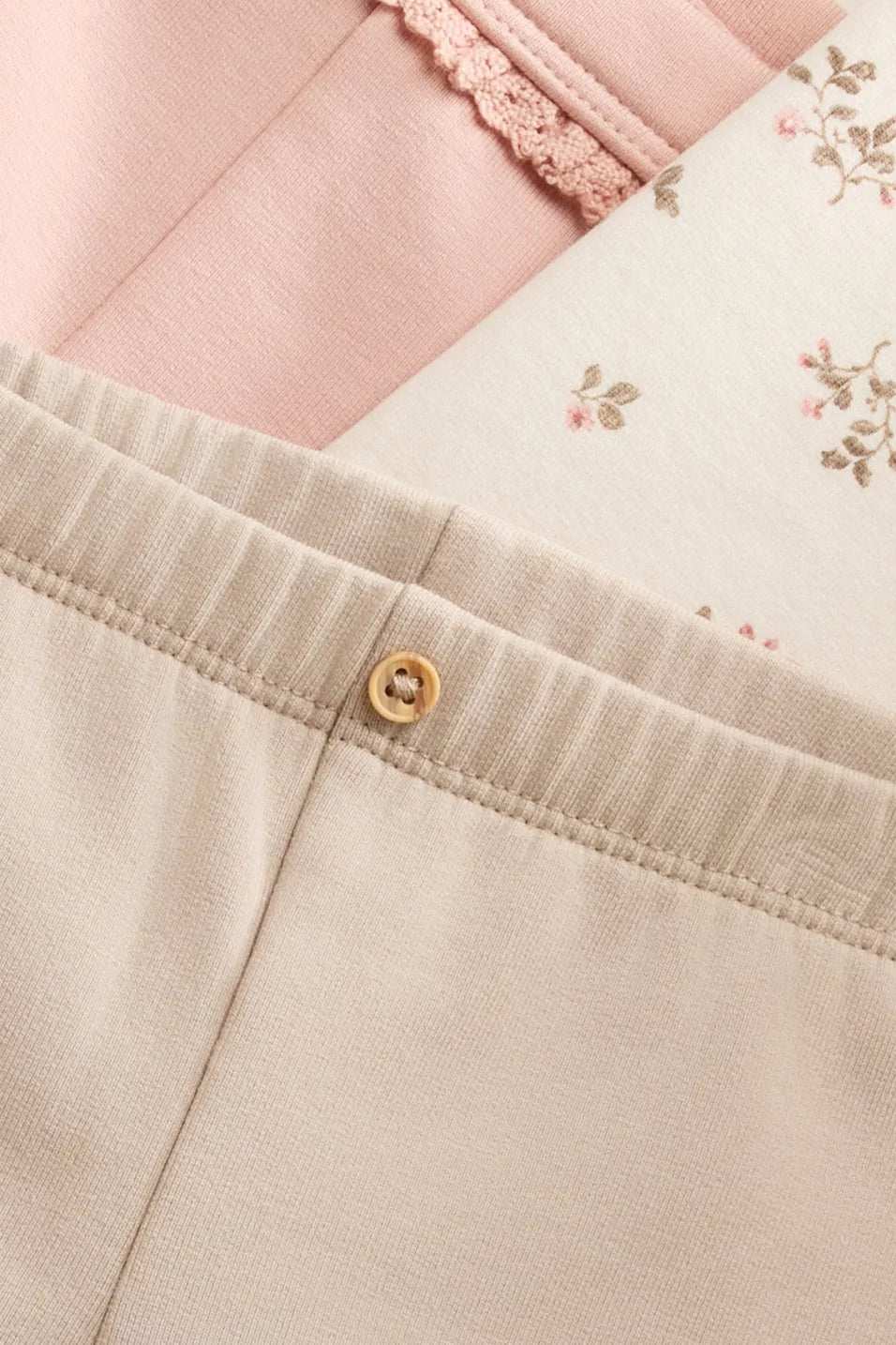 Flowers - Pack of 3 Thermal leggings