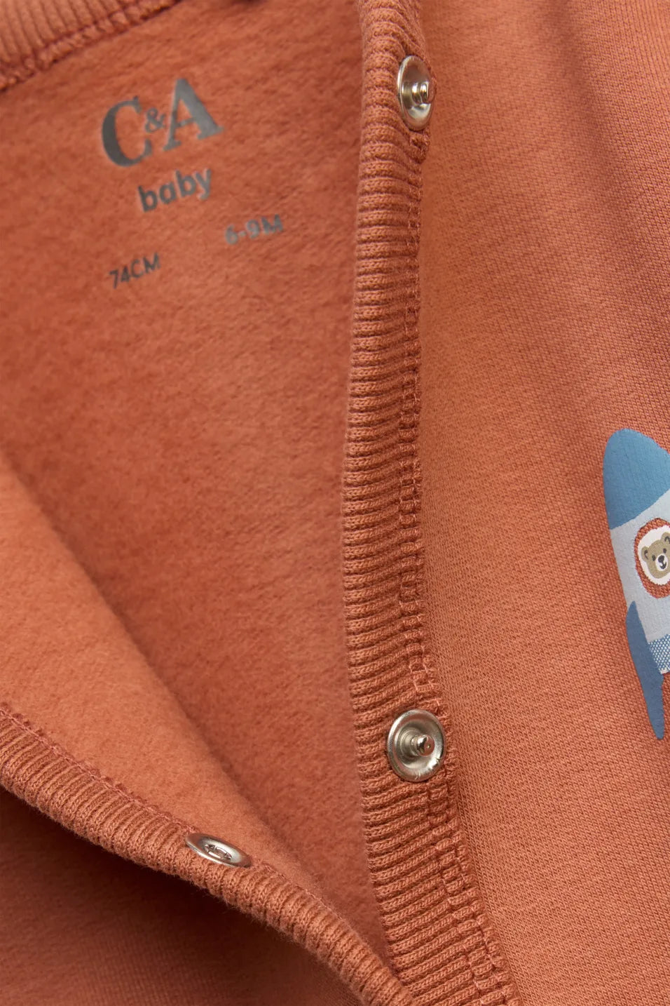 Planet and Bear - Pack of 3 lined Sleepsuits