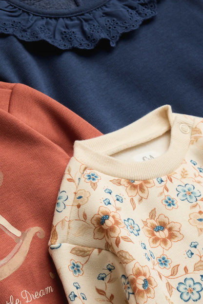 Horse and Flowers - Pack of 3 Sweatshirts