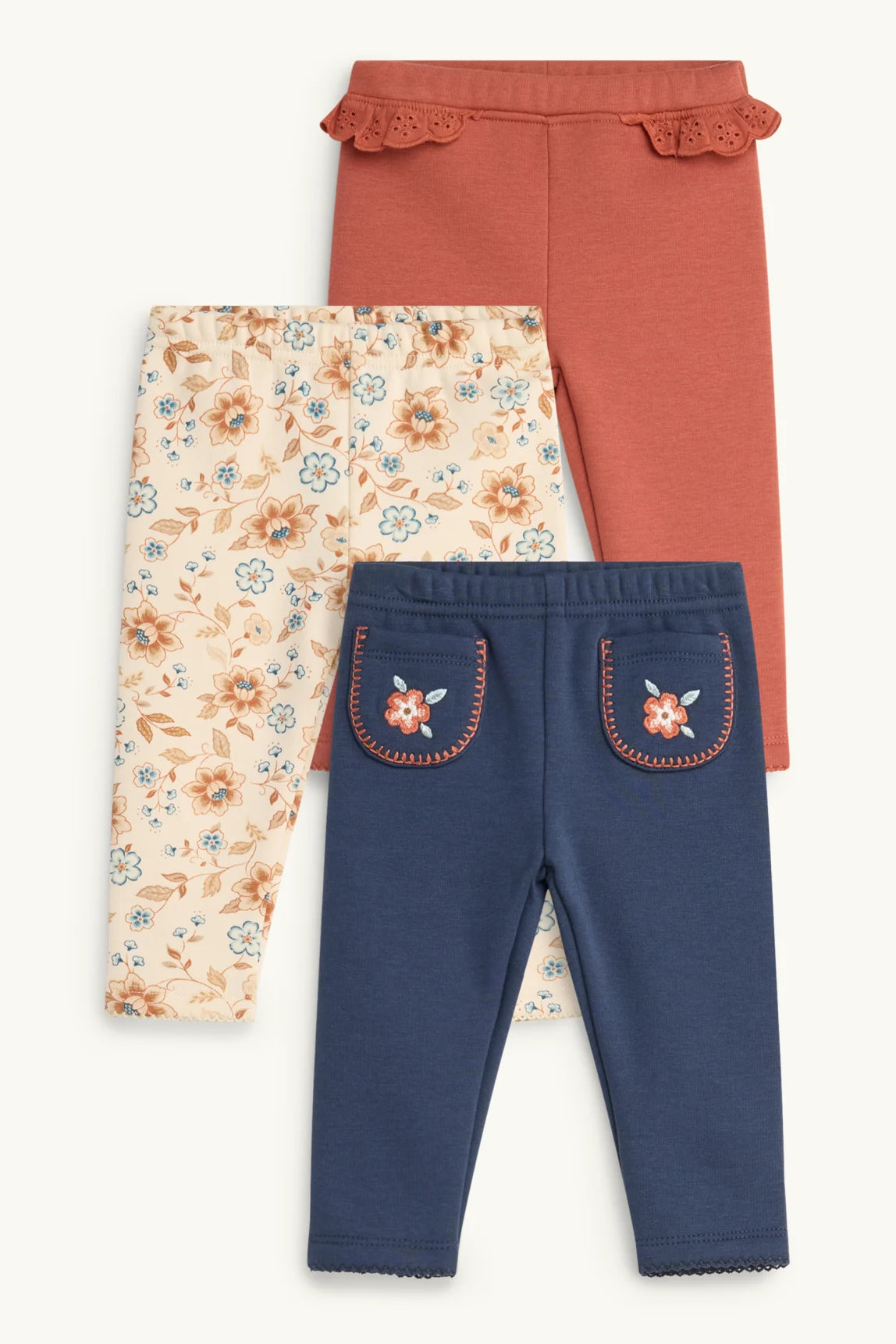 Flory - Pack of 3 thermal leggings