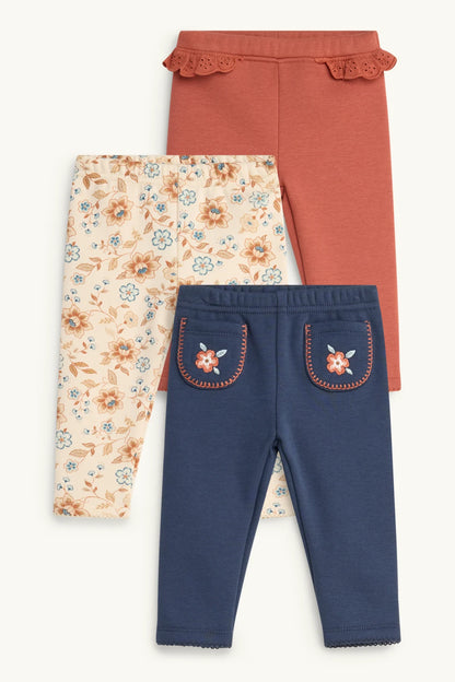 Flory - Pack of 3 thermal leggings