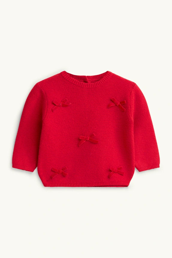 Bows - Baby Pullover