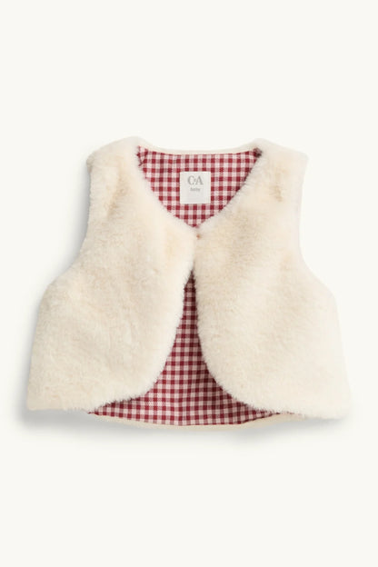 Baby Dress set - checkered - 2 pieces