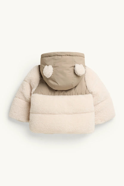 Bear - Teddy Jacket with Hood - Lined