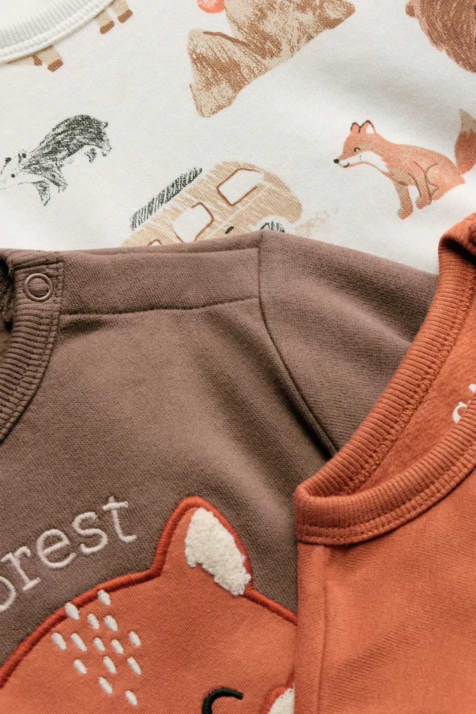Fox and Forest Animals - Pack of 3 Sweatshirts