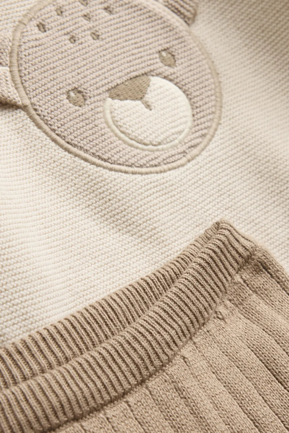Bear - Baby knit outfit