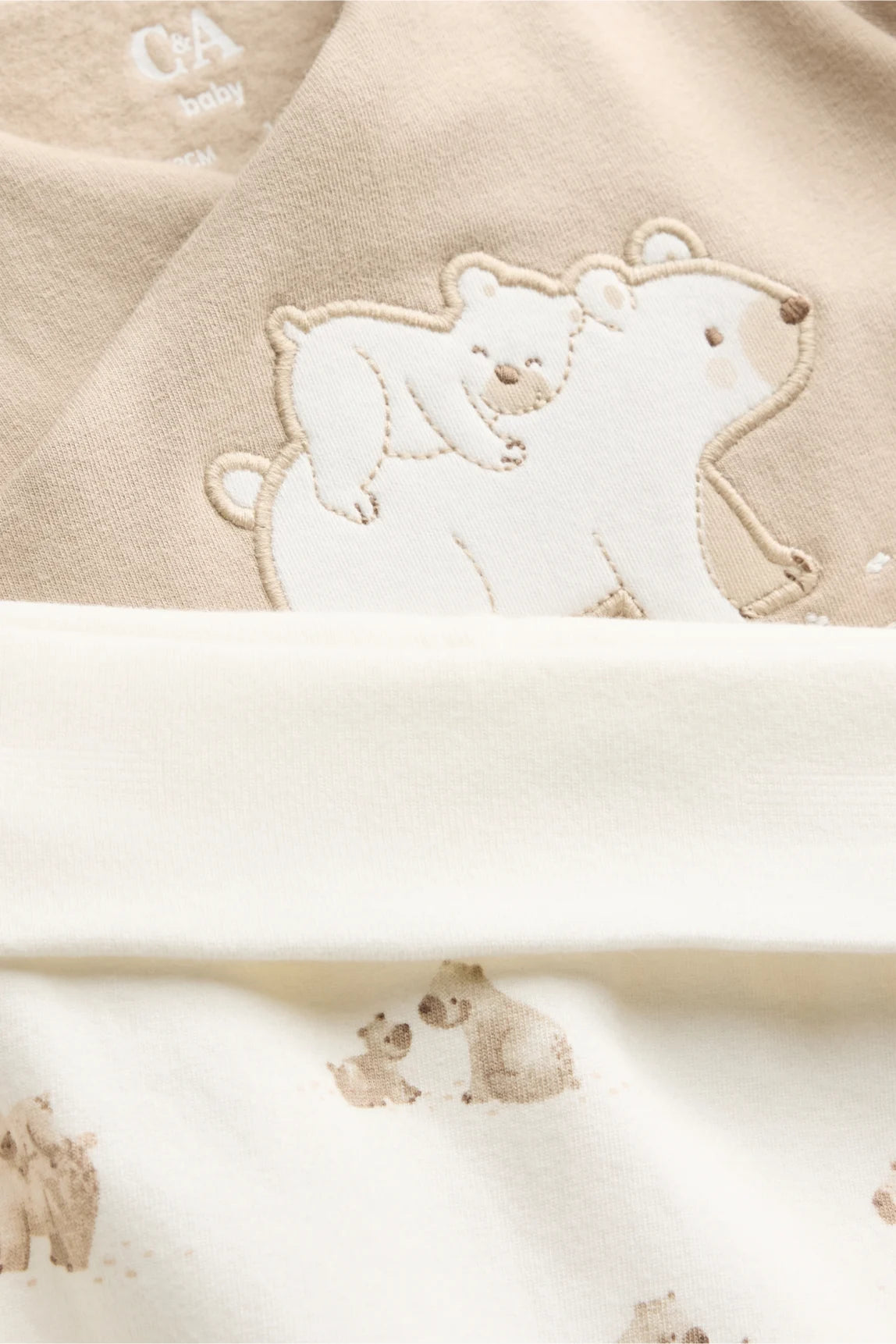 Bear - Baby Pyjamas - Plush Lined