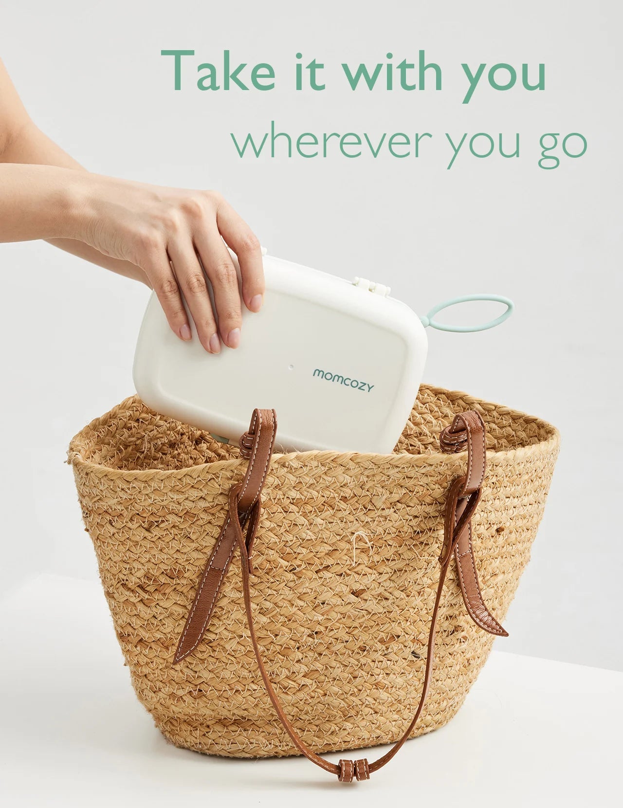 Momcozy - 7 in 1 Travel baby bottle cleaning and drying set